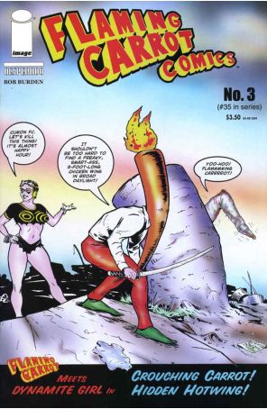 Flaming Carrot Comics (Desperado) 3 published by Image with cover art by Bob Burden