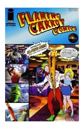 Flaming Carrot Comics (Desperado) 5 published by Image with cover art by Bob Burden