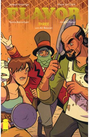 Flavor 3 published by Image with cover art by Wook Jin Clark