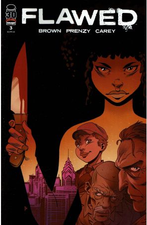Flawed 3A published by Image with cover art by Prenzy