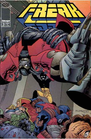Freak Force (Mini-Series) 3 published by Image with cover art by Andy Kuhn