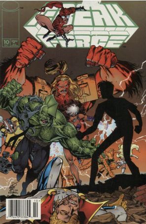 Freak Force 10 (Newsstand) published by Image with cover art by Erik Larsen and Karl Kesel