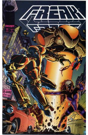 Freak Force 11 published by Image with cover art by Dave Johnson and Drew Geraci
