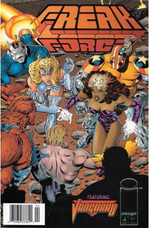 Freak Force 4 (Newsstand) published by Image with cover art by Vic Bridges