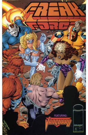 Freak Force 4 published by Image with cover art by Vic Bridges