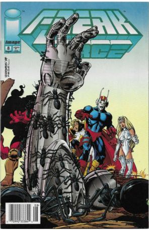 Freak Force 8 (Newsstand) published by Image with cover art by Vic Bridges and Karl Kesel