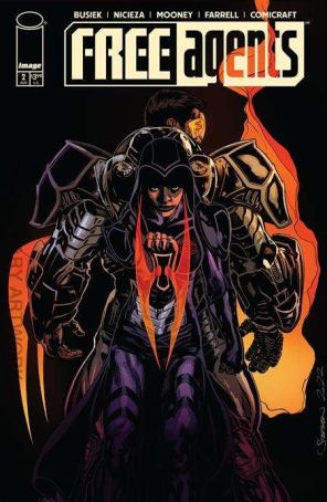 Free Agents 2A published by Image with cover art by Stephen Mooney and Tríona Farrell