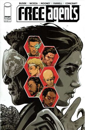 Free Agents 5A published by Image with cover art by Stephen Mooney
