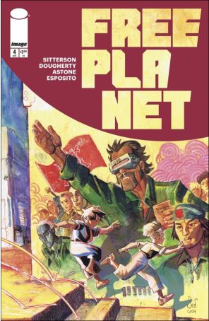 Free Planet 4A published by Image with cover art by Jed Dougherty