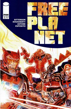 Free Planet 5A published by Image with cover art by Jed Dougherty