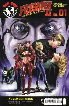 Freshmen (Vol. 2) 1A published by Image with cover art by Rodolfo Migliari