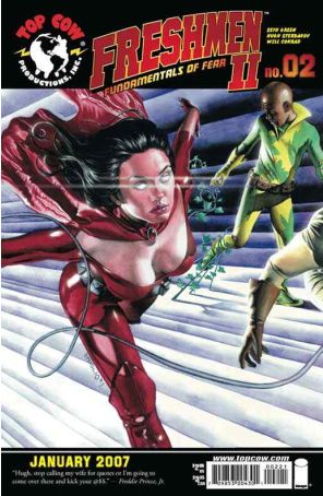 Freshmen (Vol. 2) 2B published by Image with cover art by Rodolfo Migliari