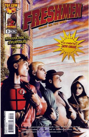Freshmen 3 published by Image with cover art by Rodolfo Migliari