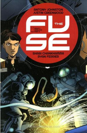 The Fuse 11 published by Image with cover art by Justin Greenwood