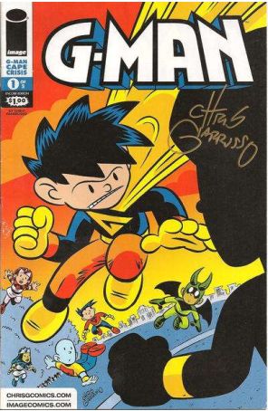 G-Man: Cape Crisis 1A published by Image with cover art by Chris Giarrusso