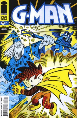 G-Man: Cape Crisis 2 published by Image with cover art by Chris Giarrusso