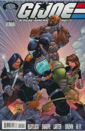 G.I. Joe Comic Book 12 published by Image with cover art by Joe Benitez