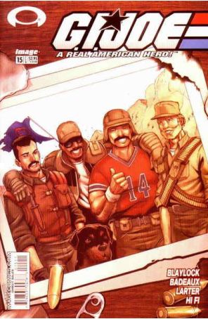 G.I. Joe Comic Book 15 published by Image with cover art by Mike Norton