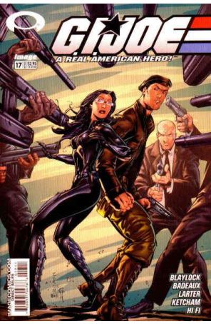 G.I. Joe Comic Book 17 published by Image with cover art by Kieron Grant and David Michael Beck