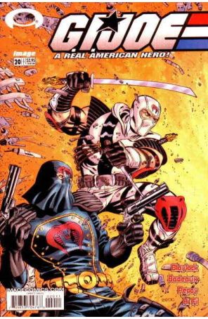G.I. Joe Comic Book 20 published by Image with cover art by Mike Zeck