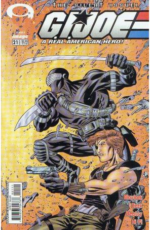 G.I. Joe Comic Book 21A published by Image with cover art by Mike Zeck