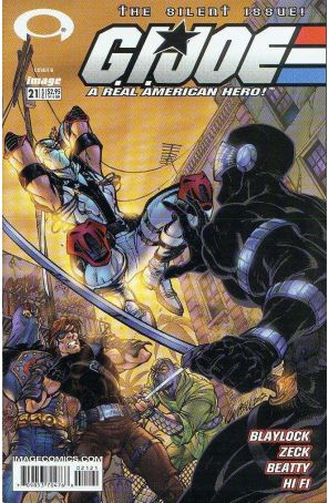 G.I. Joe Comic Book 21B published by Image with cover art by J. Scott Campbell