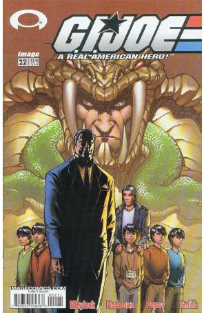 G.I. Joe Comic Book 22 published by Image with cover art by Michael Turner