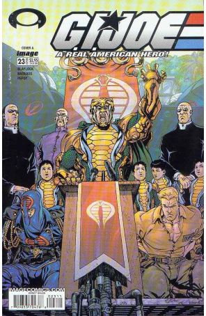 G.I. Joe Comic Book 23A published by Image with cover art by Brandon Badeaux