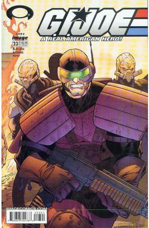 G.I. Joe Comic Book 23B published by Image with cover art by Tim Seeley
