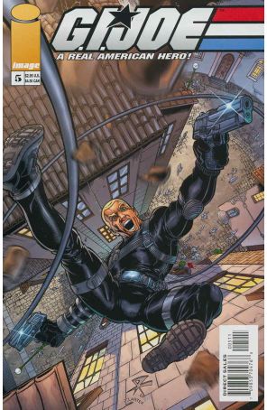 G.I. Joe Comic Book 5 published by Image with cover art by Steve Kurth