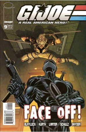 G.I. Joe Comic Book 9 published by Image with cover art by Mike Zeck