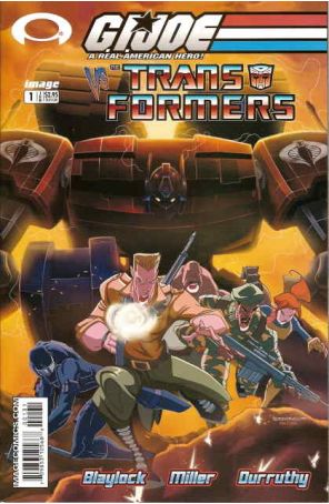G.I. Joe vs. the Transformers 1C published by Image with cover art by Kaare Andrews