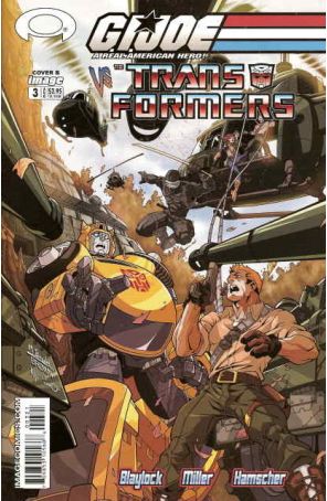 G.I. Joe vs. The Transformers 3B published by Image with cover art by Mark S. Miller