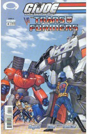 G.I. Joe vs. The Transformers 4A published by Image with cover art by Mike S. Miller