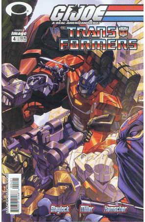 G.I. Joe vs. The Transformers 4B published by Image with cover art by Mark Brooks