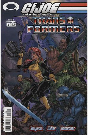 G.I. Joe vs. the Transformers 5B published by Image with cover art by Dan Norton