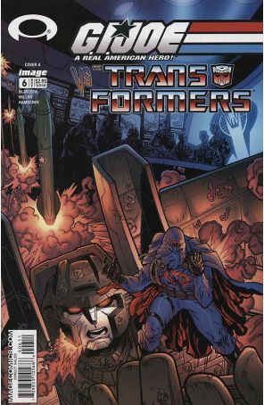G.I. Joe vs. the Transformers 6A published by Image with cover art by Dan Norton