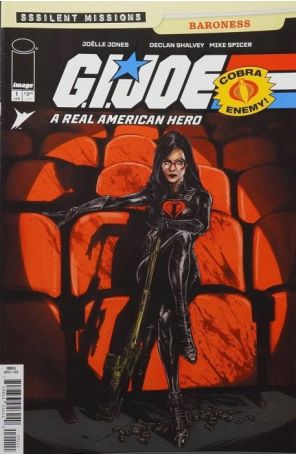 G.I. Joe, a Real American Hero Sssilent Missions Baroness 1A published by Image with cover art by Joëlle Jones
