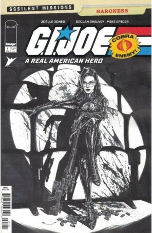 G.I. Joe, a Real American Hero Sssilent Missions Baroness 1C published by Image with cover art by Joëlle Jones