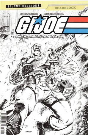 G.I. Joe: A Real American Hero-Roadblock 1C published by Image with cover art by Andrew Krahnke