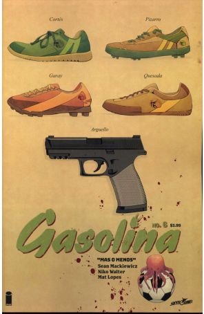 Gasolina 6 published by Image with cover art by Niko Walter