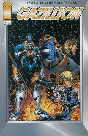 Gazillion 1SC published by Image with cover art by Ed McGuinness, Howard Shum, and Cesar Rodriguez