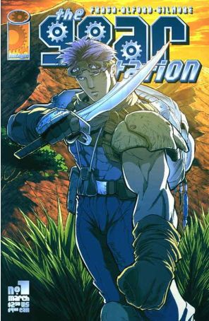 The Gear Station 1B published by Image with cover art by Pat Lee