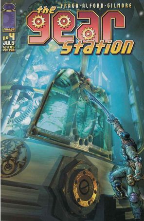 The Gear Station 4 published by Image with cover art by Dan Fraga