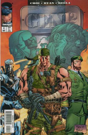 Gen12 4 published by Image with cover art by Michael Ryan