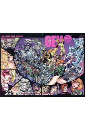 Gen13 (Mini-Series) 4 published by Image with cover art by J. Scott Campbell