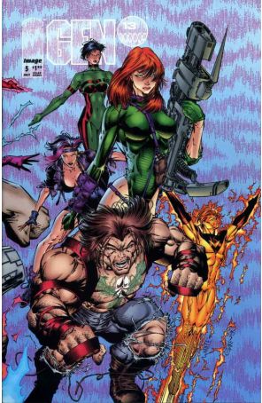 Gen13 (Mini-Series) 5A published by Image with cover art by Whilce Portacio
