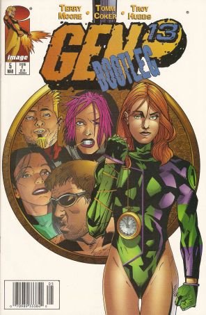 Gen13 Bootleg 5 (Newsstand) published by Image with cover art by Tomm Coker