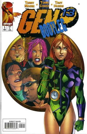 Gen13 Bootleg 5 published by Image with cover art by Tomm Coker