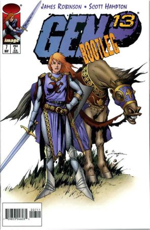 Gen13 Bootleg 7 published by Image with cover art by Scott Hampton